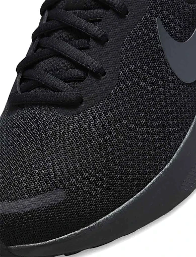 Чоловічі кросівки Nike Revolution 7 тканинні чорні - фото 5 - Miraton