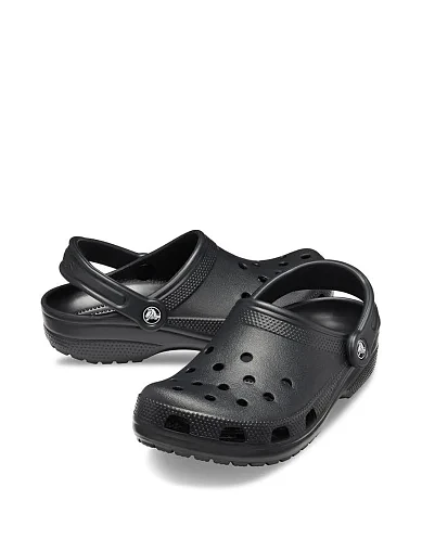 Женские кроксы Crocs резиновые черные - фото 6 - Miraton