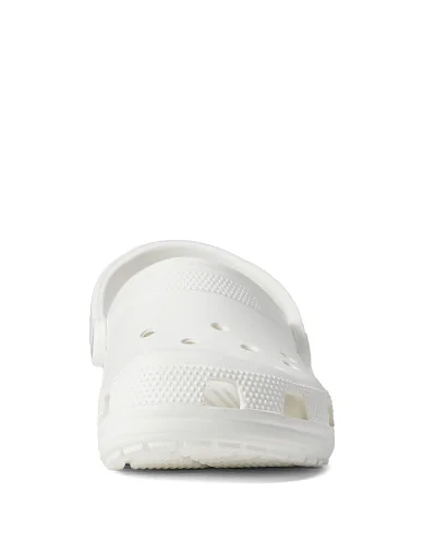 Женские кроксы Crocs резиновые белые - фото 5 - Miraton