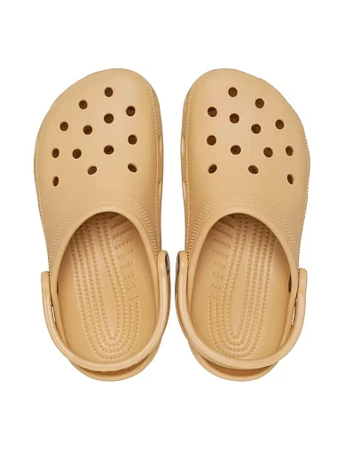 Женские кроксы Crocs резиновые желтые - фото 5 - Miraton