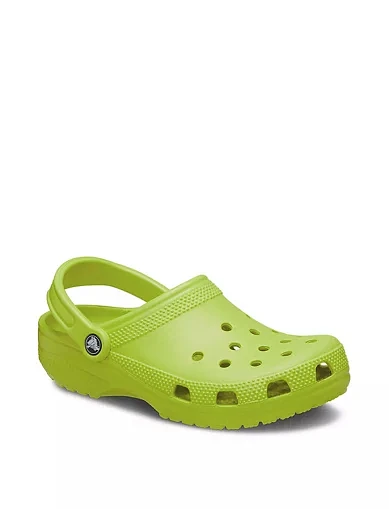 Мужские кроксы Crocs резиновые салатовые - фото 4 - Miraton