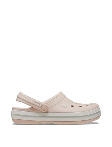 Женские кроксы Crocs резиновые розовые - фото 1 - Miraton