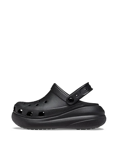 Женские кроксы Crocs резиновые черные - фото 2 - Miraton