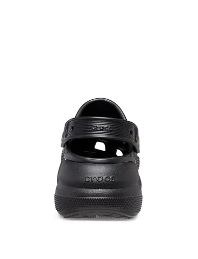 Женские кроксы Crocs резиновые черные - фото 4 - Miraton