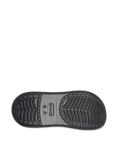 Женские кроксы Crocs резиновые черные - фото 7 - Miraton