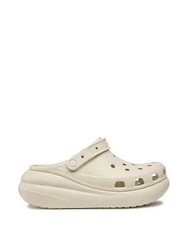 Женские кроксы Crocs резиновые бежевые - фото 1 - Miraton