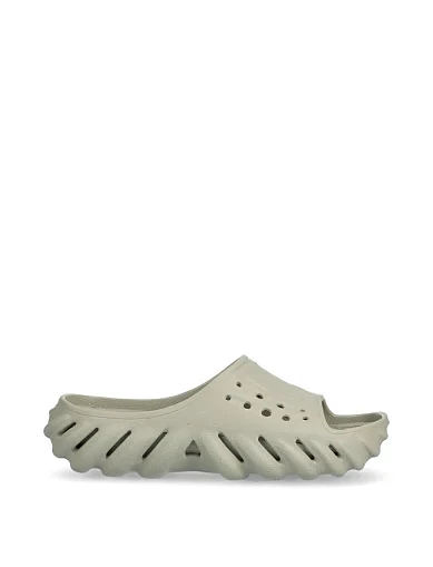 Женские шлепанцы Crocs резиновые серые - фото 1 - Miraton