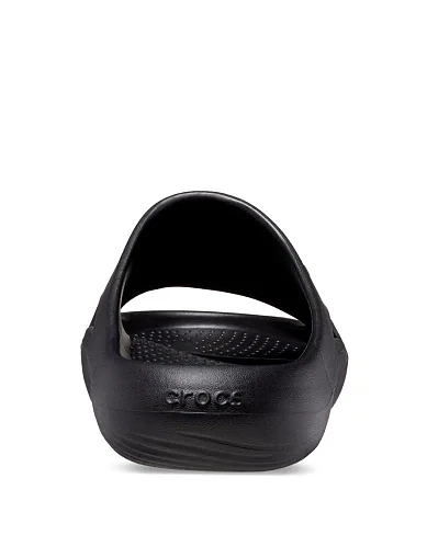 Мужские шлепанцы Crocs резиновые черные - фото 4 - Miraton