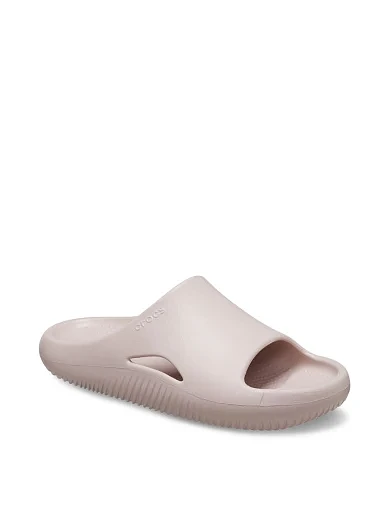 Женские шлепанцы Crocs резиновые розовые - фото 2 - Miraton