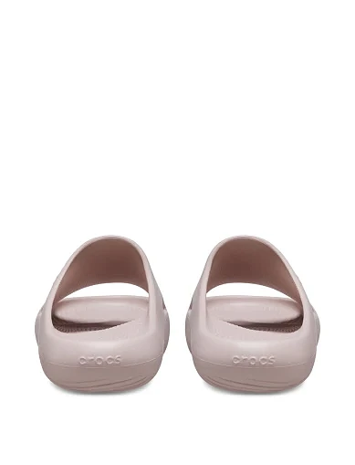 Женские шлепанцы Crocs резиновые розовые - фото 3 - Miraton