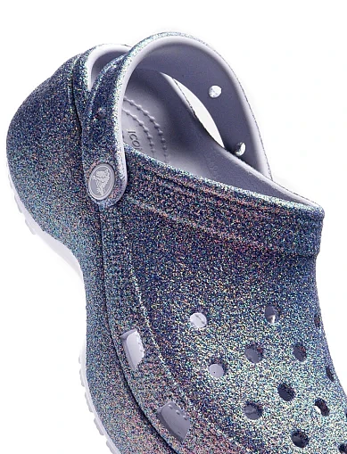 Женские кроксы Crocs резиновые фиолетовые - фото 5 - Miraton