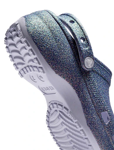 Женские кроксы Crocs резиновые фиолетовые - фото 6 - Miraton