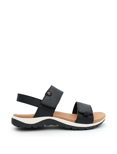 Женские сандалии Outventure Sunset из искусственной кожи черные - фото 1 - Miraton