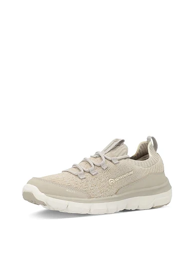 Женские кроссовки Outventure Softline Slip On тканевые бежевые - фото 3 - Miraton