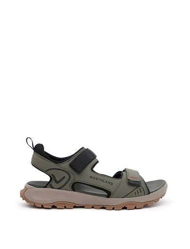 Мужские сандалии Northland Wandern из искусственной кожи зеленые - фото 1 - Miraton