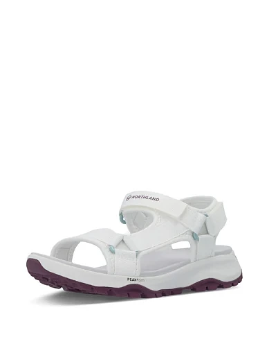 Женские сандалии Northland Wandern тканевые белые - фото 3 - Miraton
