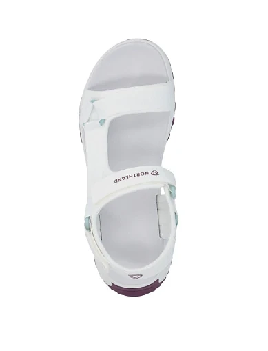 Женские сандалии Northland Wandern тканевые белые - фото 5 - Miraton