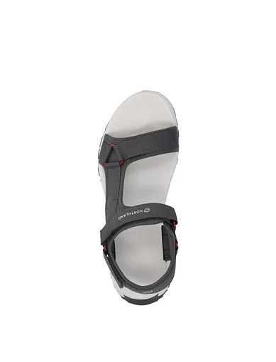 Мужские сандалии Northland Festland тканевые серые - фото 5 - Miraton