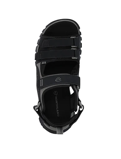 Чоловічі сандалі Northland зі штучної шкіри чорні - фото 6 - Miraton