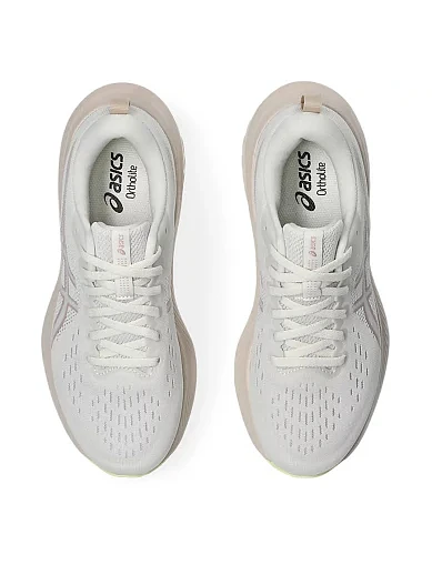 Женские кроссовки раннеры Asics Gel-Excite 10 тканевые молочного цвета - фото 6 - Miraton