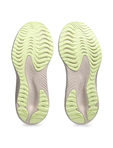 Женские кроссовки раннеры Asics Gel-Excite 10 тканевые молочного цвета - фото 7 - Miraton