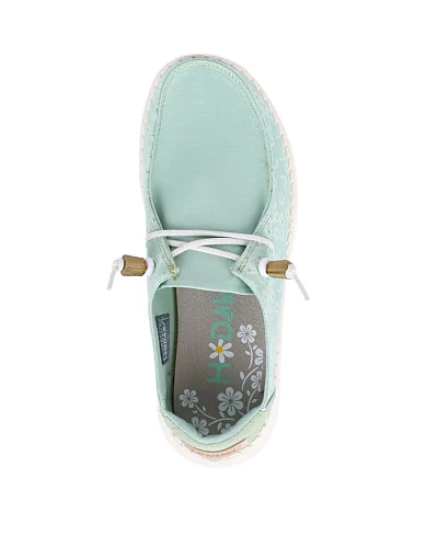 Женские туфли Hodaki тканевые желтые - фото 5 - Miraton