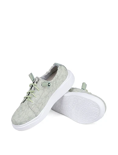 Женские туфли Hodaki тканевые желтые - фото 2 - Miraton