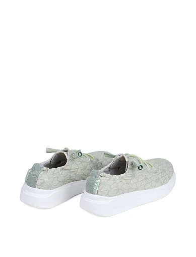 Женские туфли Hodaki тканевые желтые - фото 4 - Miraton