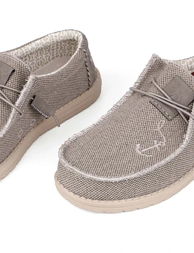 Мужские туфли Hodaki тканевые желтые - фото 5 - Miraton