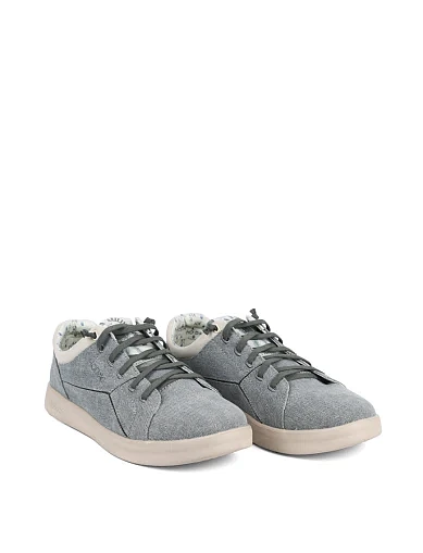 Мужские туфли Hodaki тканевые серые - фото 3 - Miraton