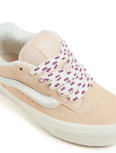Женские кеды Vans Knu Skool замшевые розовые - фото 4 - Miraton