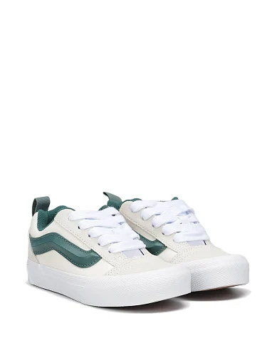 Женские кеды Vans Knu Skool замшевые голубые - фото 3 - Miraton