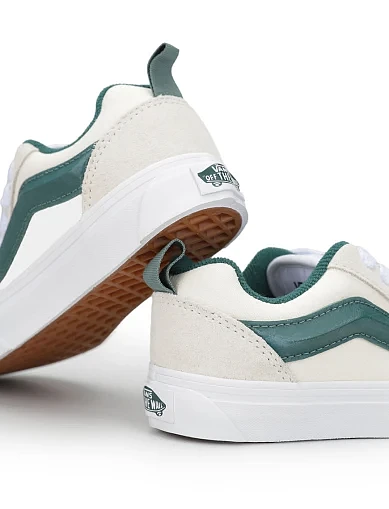 Женские кеды Vans Knu Skool замшевые голубые - фото 4 - Miraton