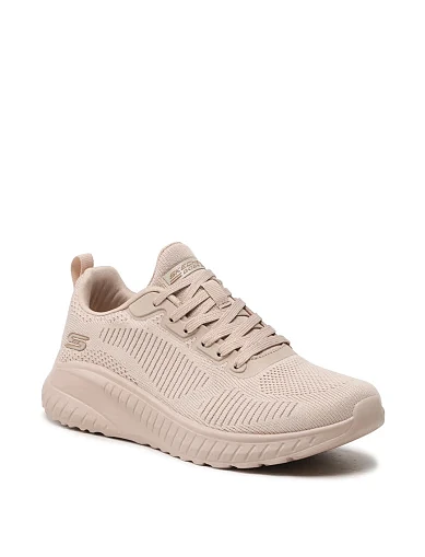 Женские кроссовки Skechers BOBS Sport Squad Chaos тканевые розовые - фото 2 - Miraton