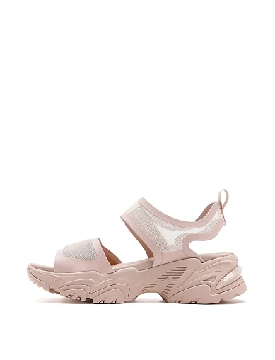 Женские сандалии Skechers Stamina V2 тканевые розовые - фото 2 - Miraton