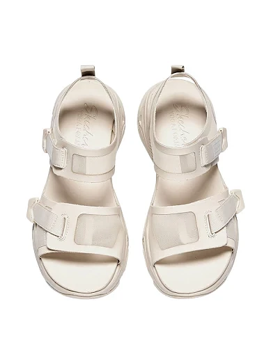 Женские сандалии Skechers Stamina V2 тканевые молочного цвета - фото 4 - Miraton