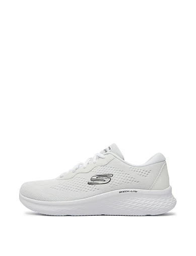 Женские кроссовки Skechers тканевые белые - фото 2 - Miraton
