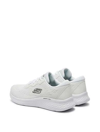 Женские кроссовки Skechers тканевые белые - фото 4 - Miraton