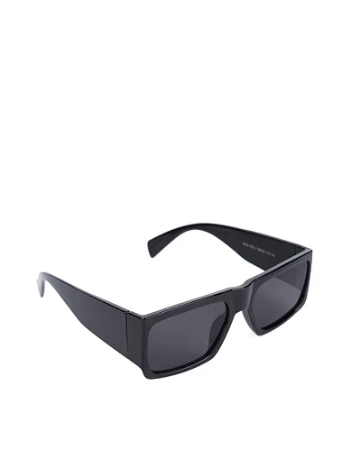 Солнцезащитные очки прямоугольные черные - фото 2 - Miraton