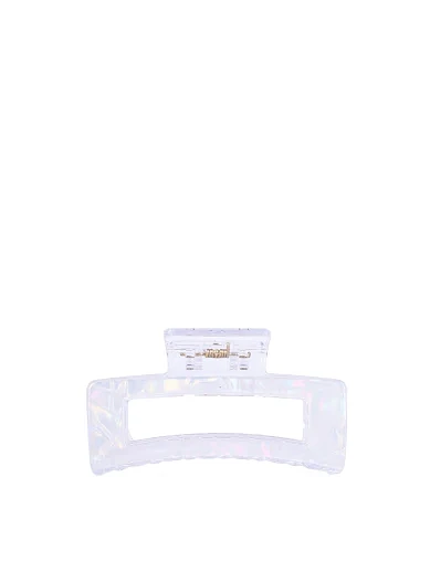 Заколка краб для волосся біла(KP-23) - фото 1 - Miraton