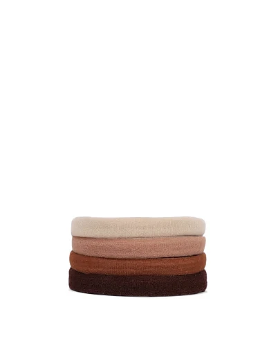 Комплект з 4 резинок для волосся різнокольорові(KP-24) - фото 1 - Miraton