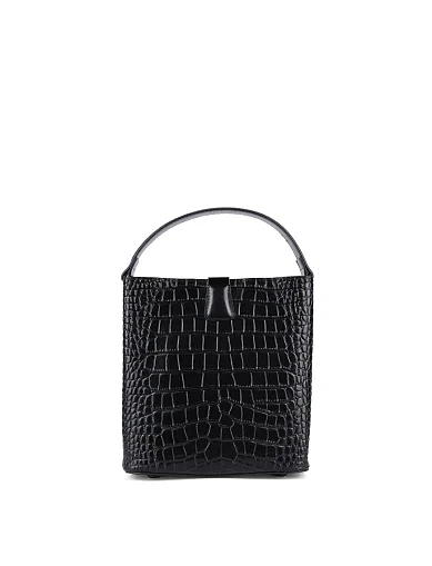 Жіноча сумка тоут MIRATON шкіряна чорна(66-062-1  ) - фото 1 - Miraton