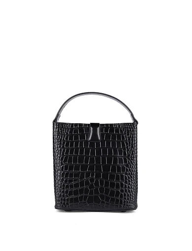 Жіноча сумка тоут MIRATON шкіряна чорна(66-062-1  ) - фото 3 - Miraton