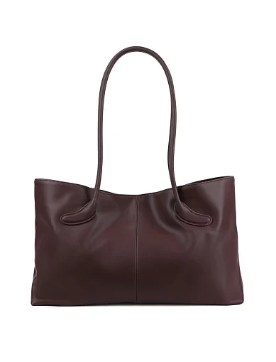 Жіноча сумка через плече MIRATON замшева коричнева(F9255) - фото 4 - Miraton