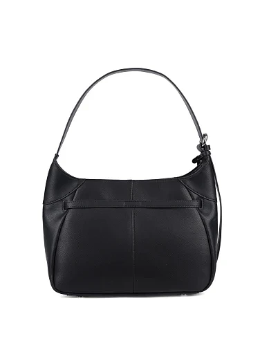 Женская сумка хобо MIRATON замшевая черная - фото 4 - Miraton