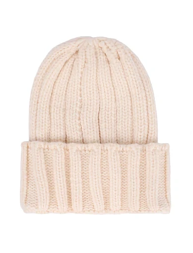 Шапка тканинна молочна(902-2) - фото 1 - Miraton