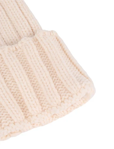 Шапка тканинна молочна(902-2) - фото 2 - Miraton