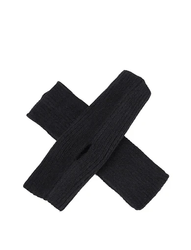 Перчатки тканевые черные - фото 2 - Miraton