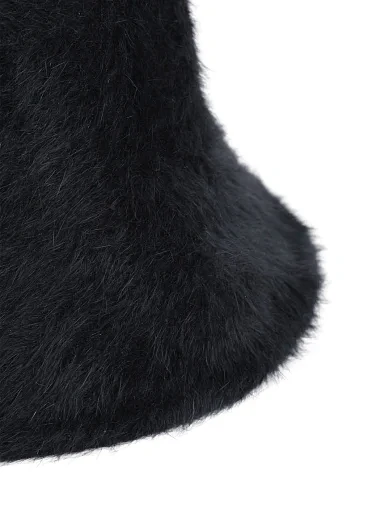 Шапка ангоровая черная - фото 2 - Miraton