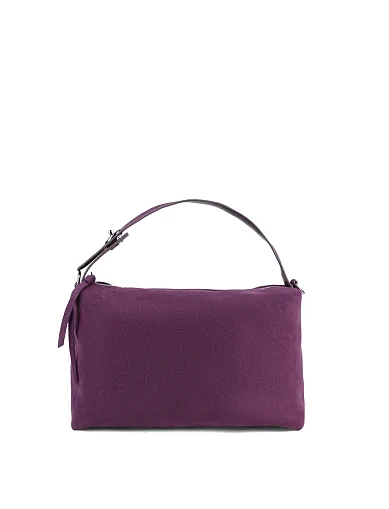 Жіноча сумка тоут MIRATON замшева фіолетова(8088-8-2 ) - фото 1 - Miraton